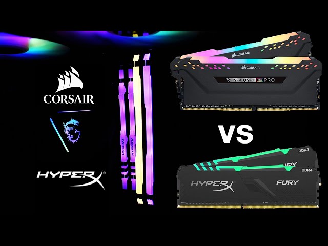 corsair vengeance pro vs kingston hyperx fury