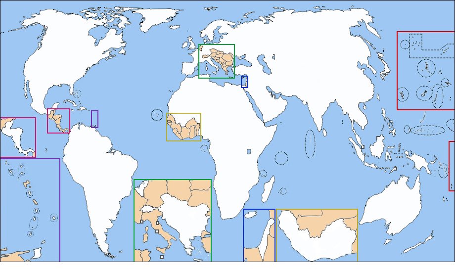 countries of the world sporcle