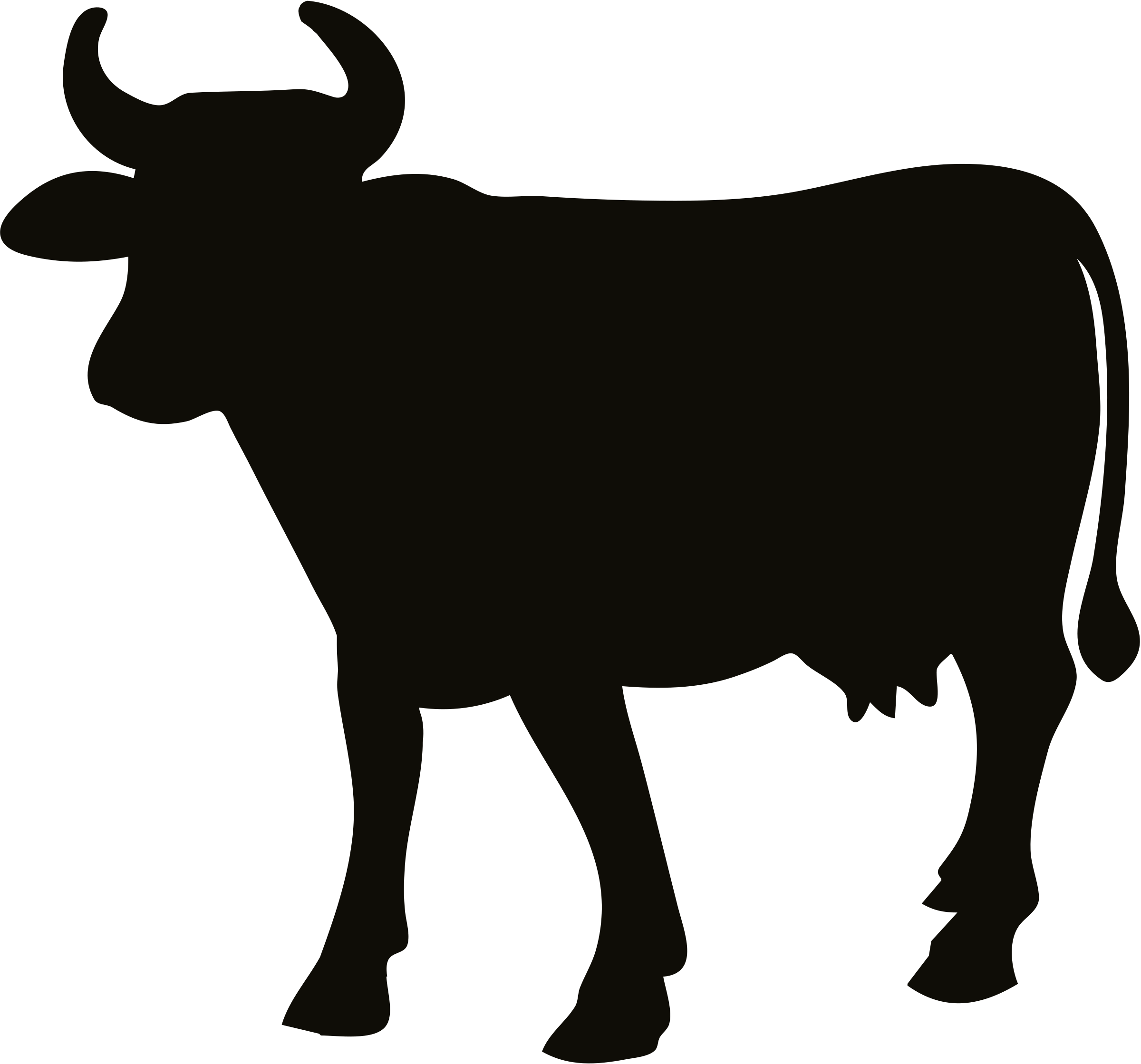 cow silhouette