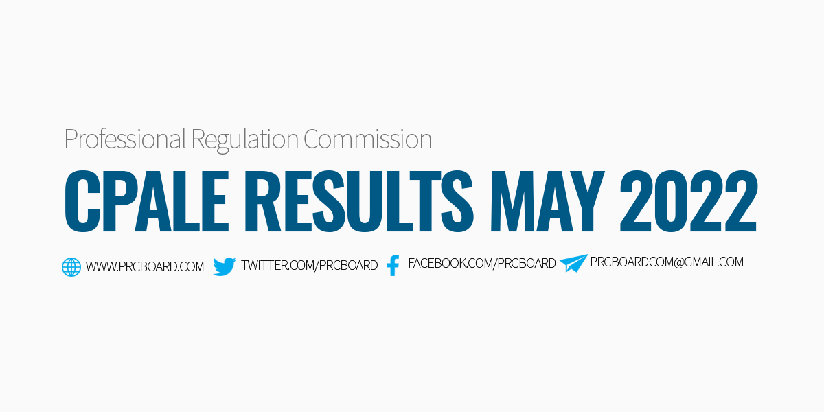 cpale result may 2022