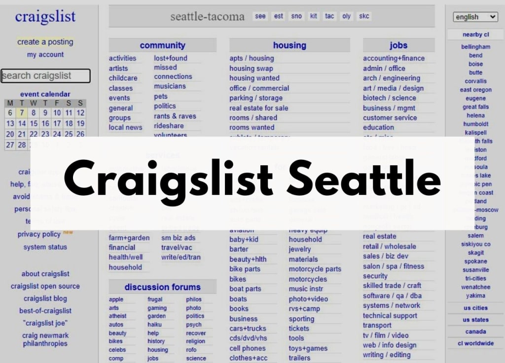 craigslist seattle oregon