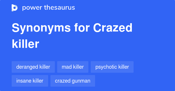 crazed thesaurus