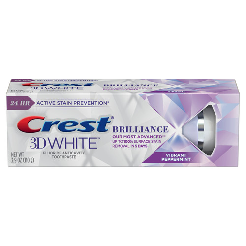 crest 3d white brilliance toothpaste vibrant peppermint