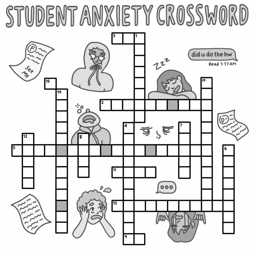 crossword clue anxiety