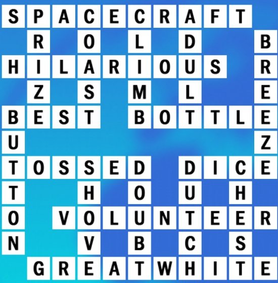 crossword clue barge