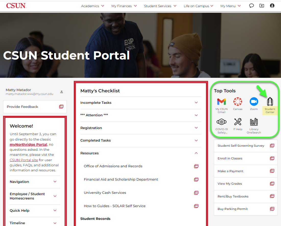 csun portal