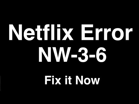 código nw-3-6 netflix