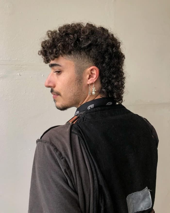 curly mullet