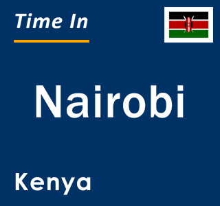 current local time in nairobi
