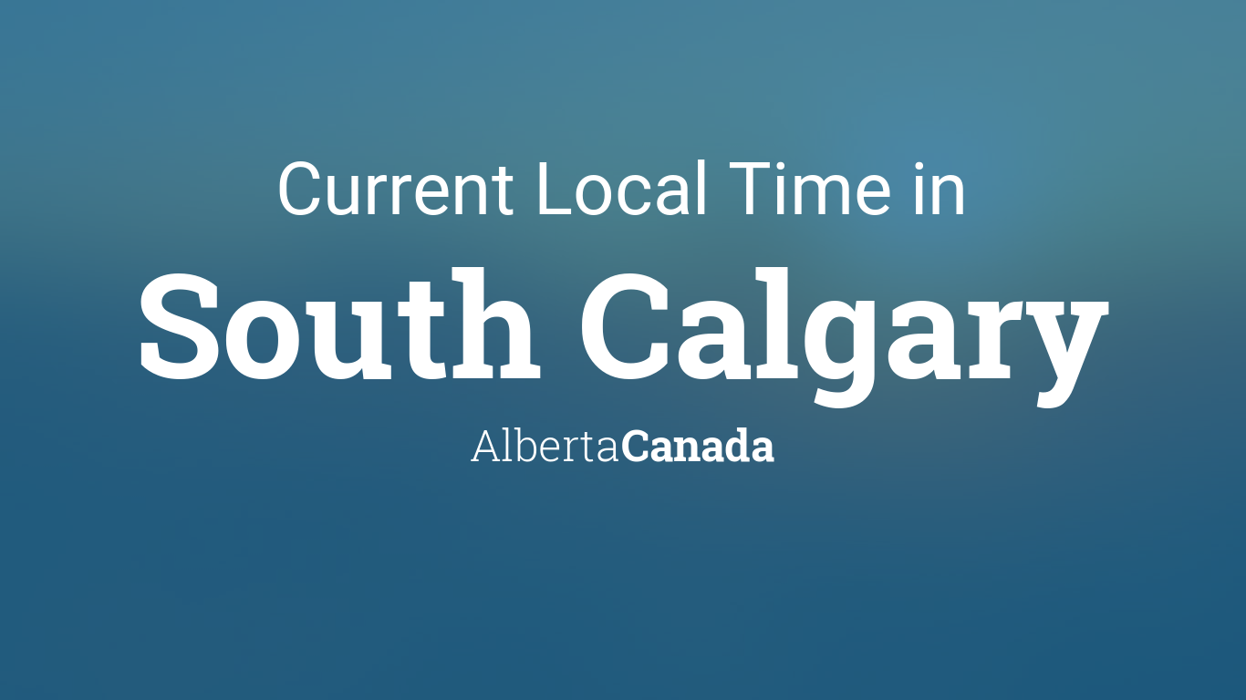 current time in calgary alberta canada