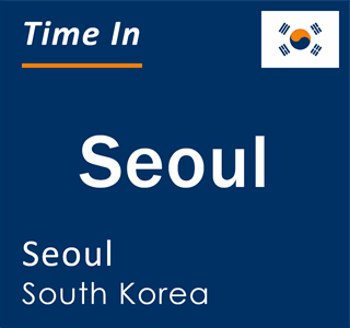 current time seoul south korea