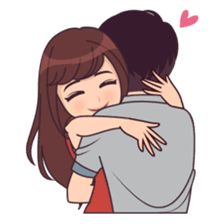 cute couple stickers