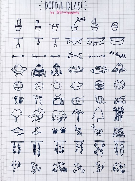 cute doodles for notes