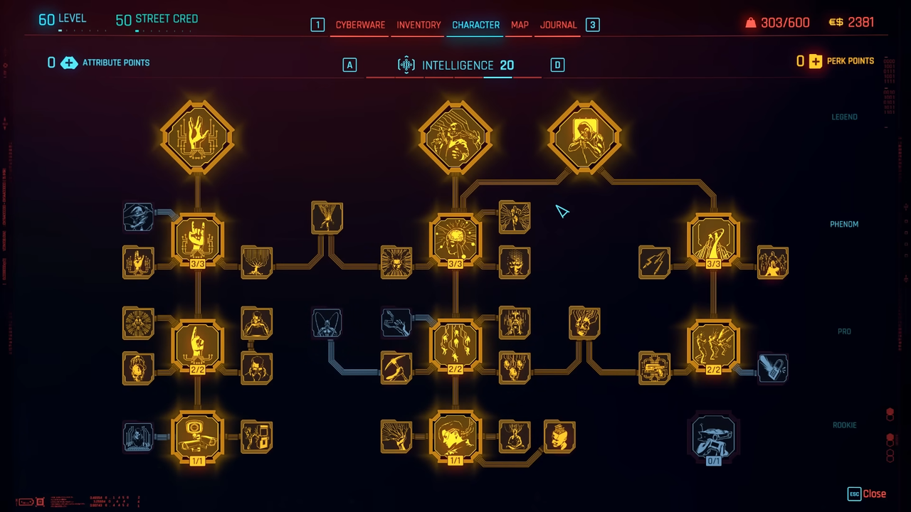 cyberpunk netrunner build