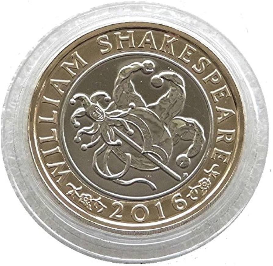 shakespeare 2 pound coin