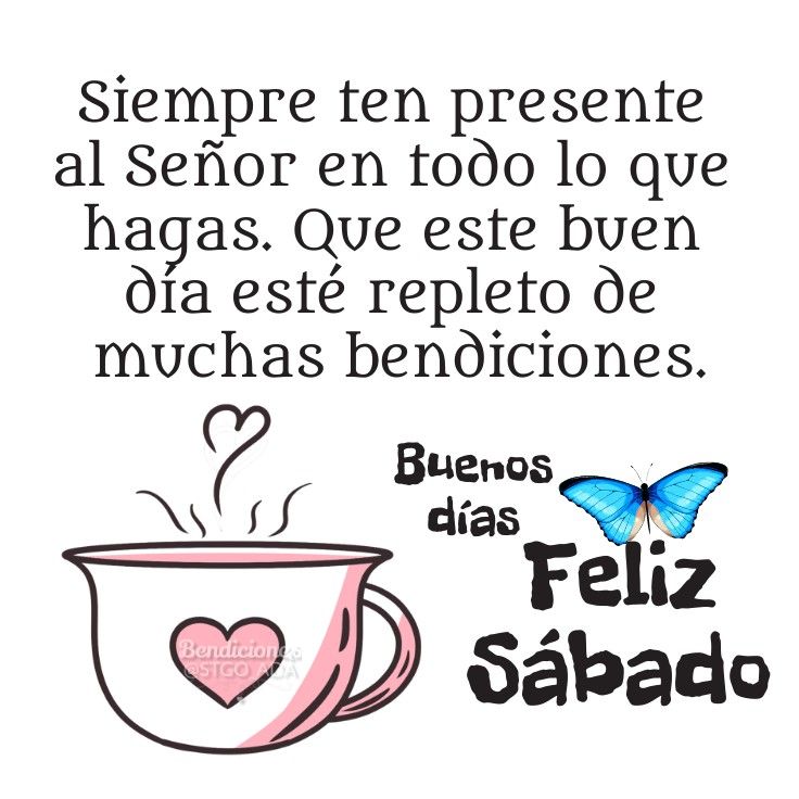 bendecido sábado buenos días