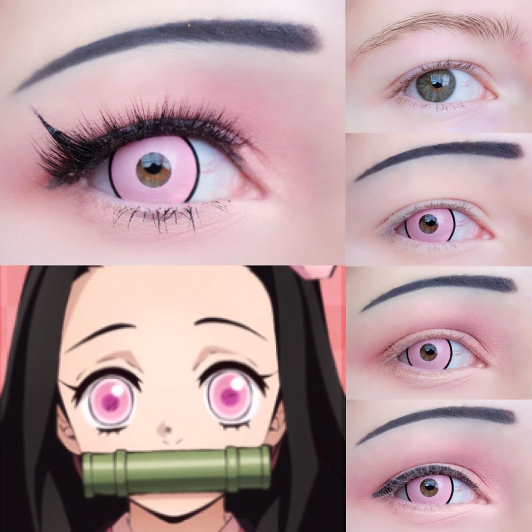 nezuko maquillaje