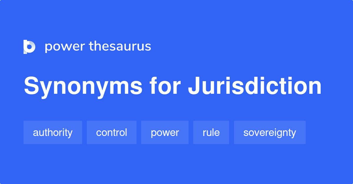 jurisdiction synonym