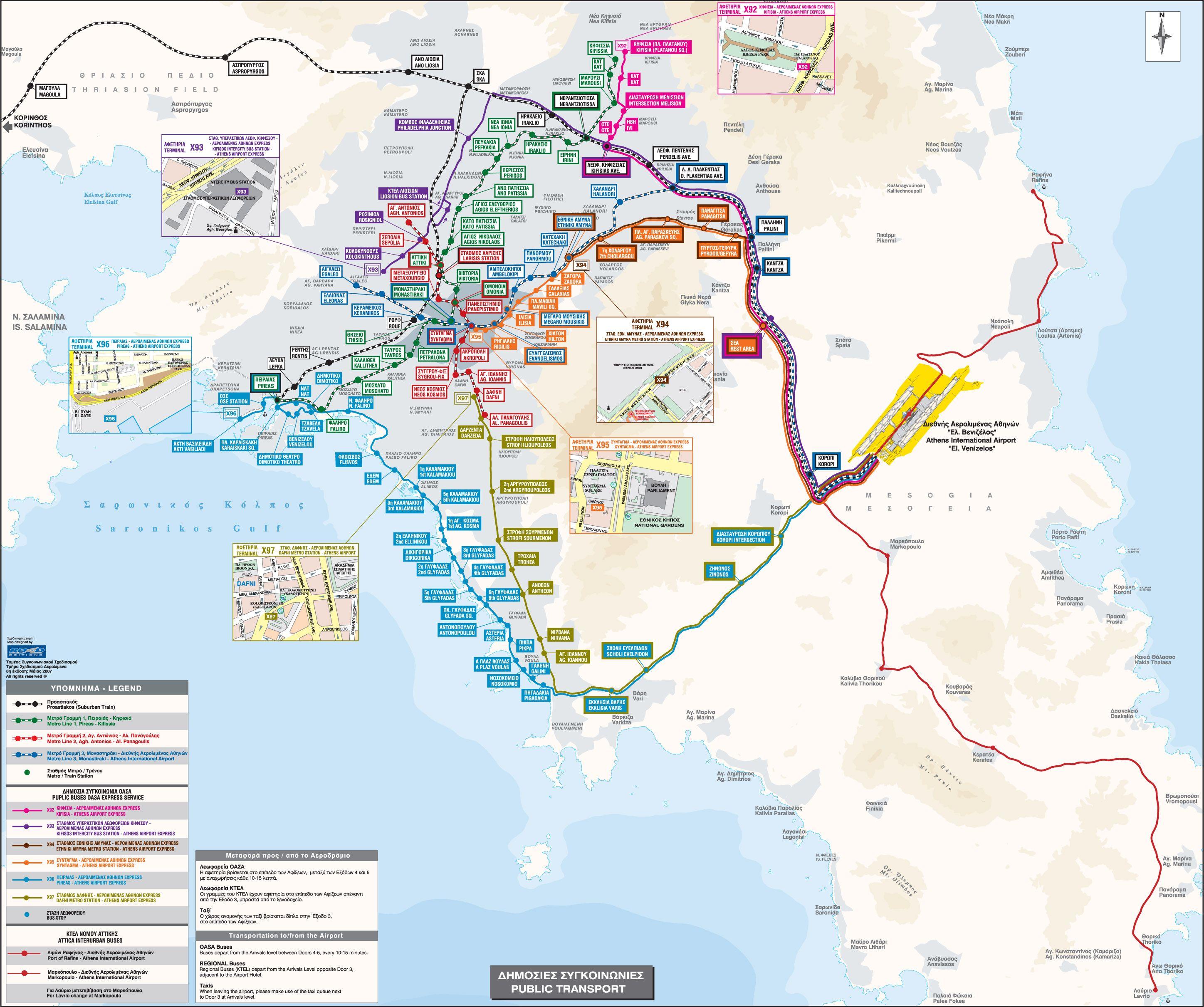 x95 bus route athens