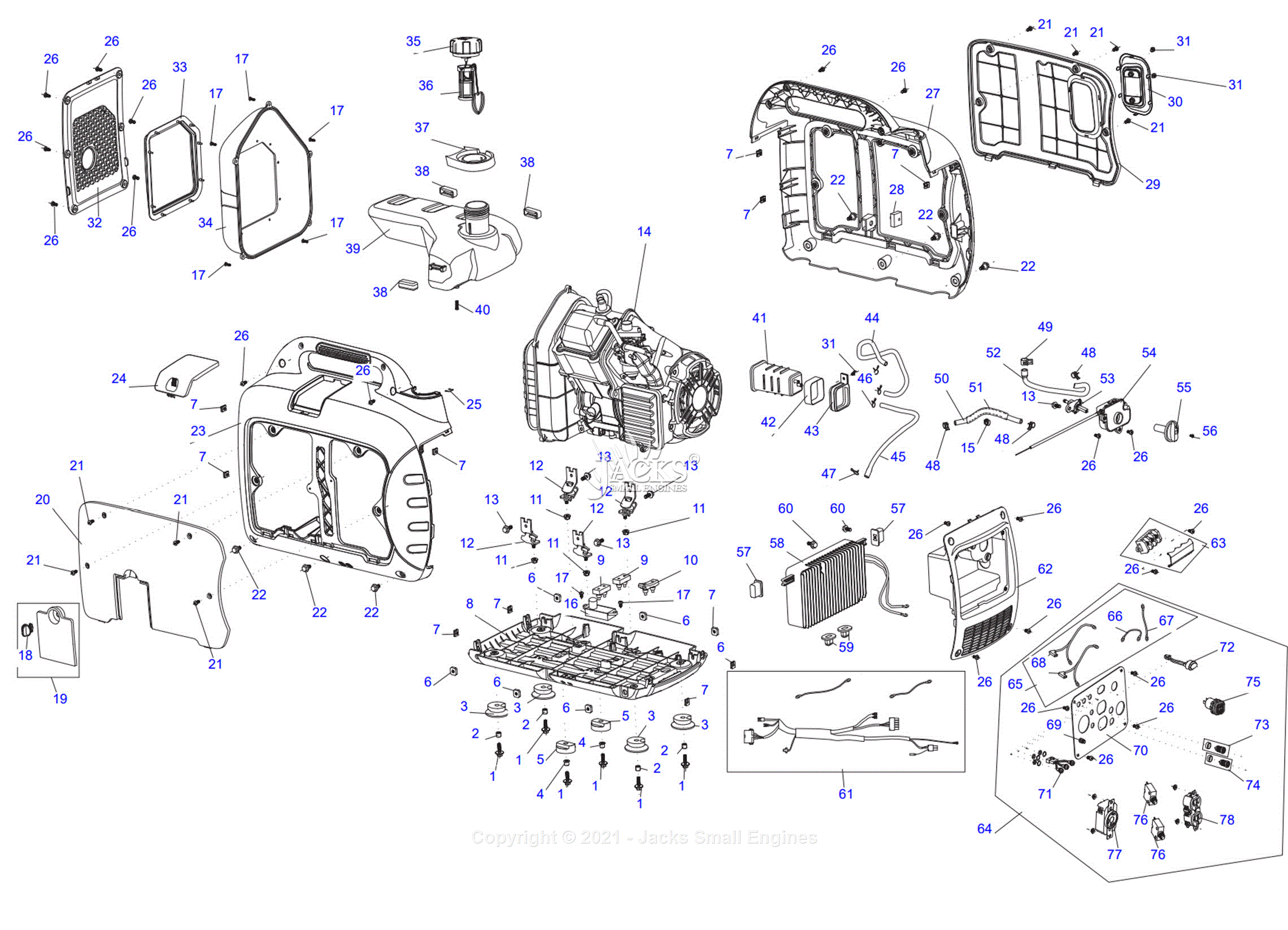 generac generator parts