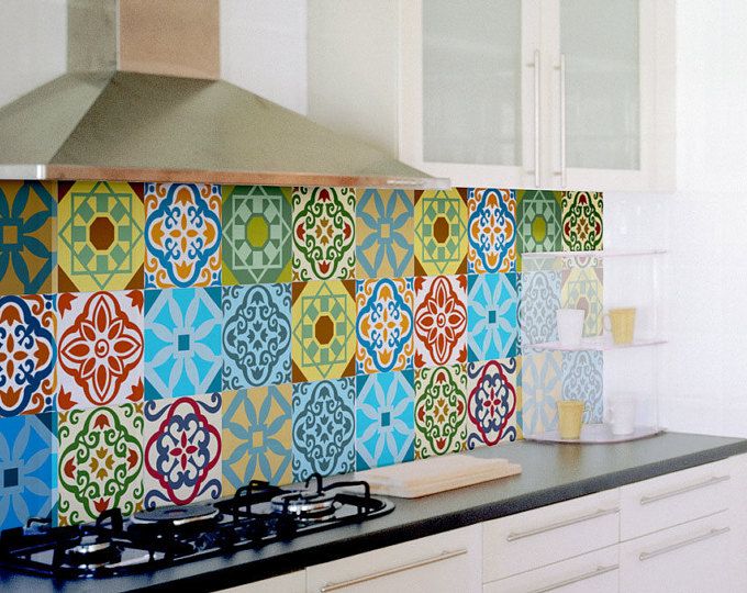 kitchen tile decals