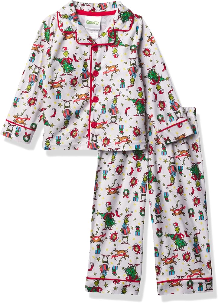 grinch pj set