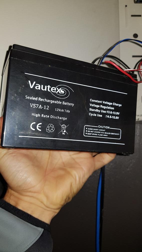 12 volt battery for alarm system