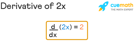 derivative of 2t