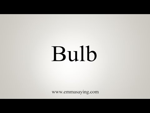 how to pronounce bulb