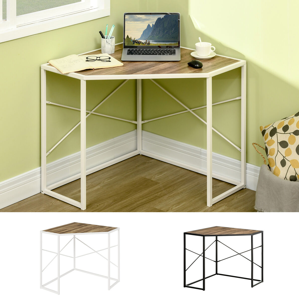 triangle corner desk