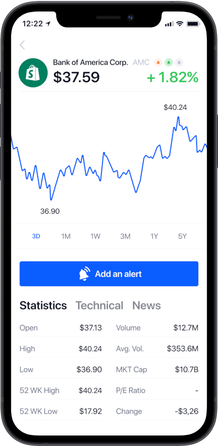 app for stock price alerts