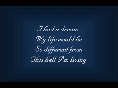 i have a dream les miserables lyrics