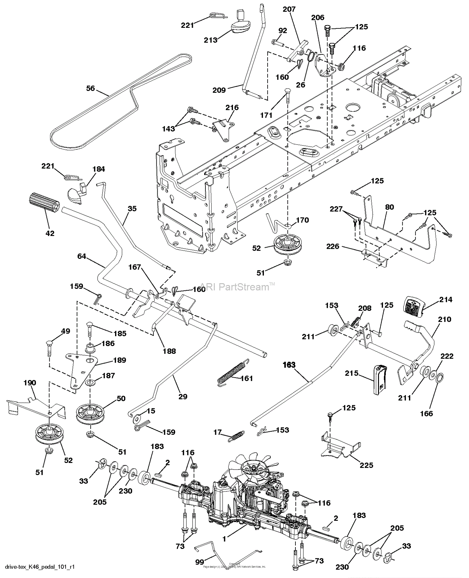 yth22v46 parts diagram