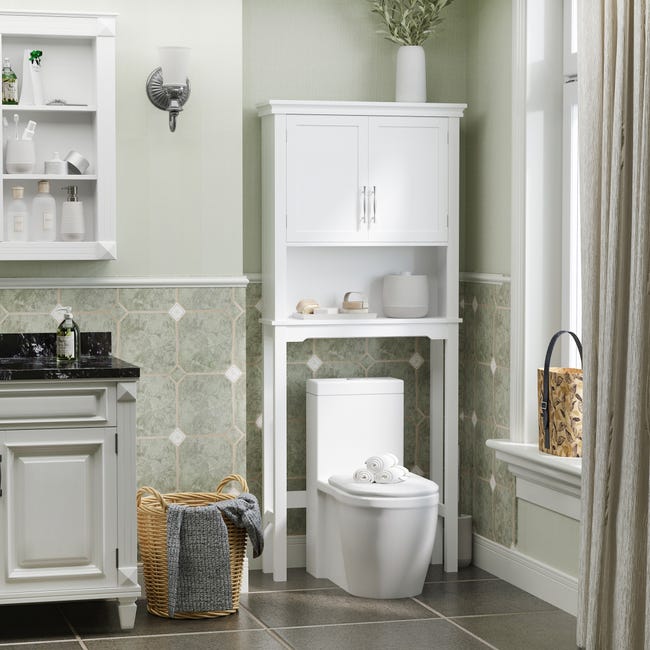 mueble baño encima wc