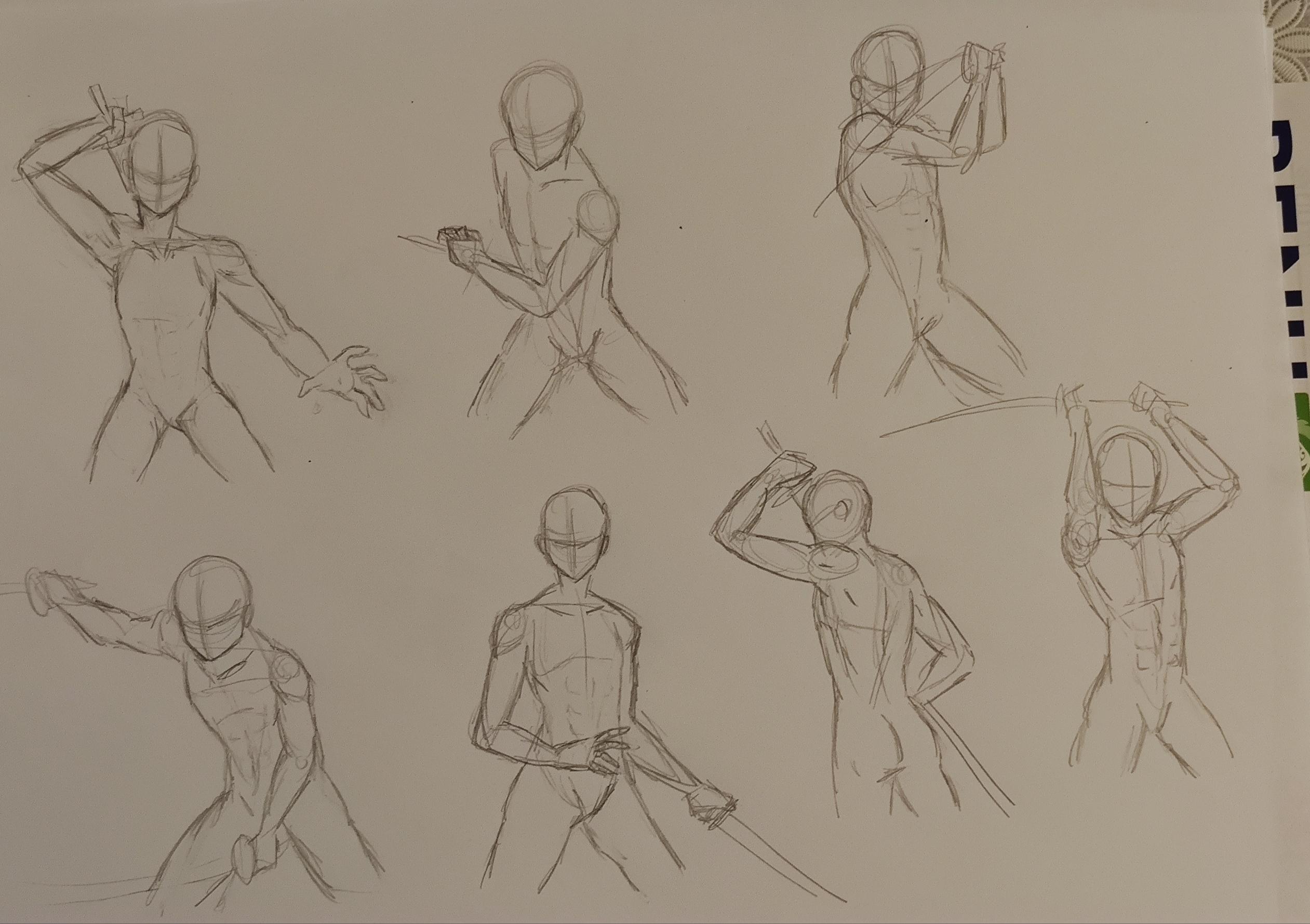 how to draw masculine body