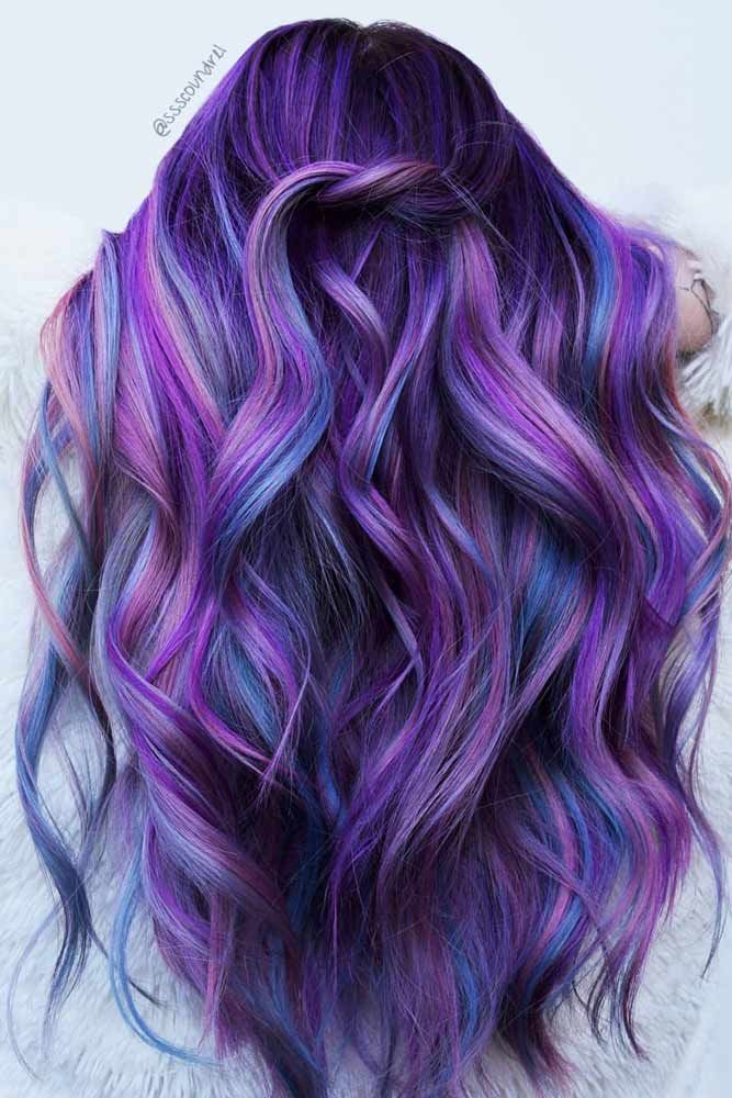 purple hair colour ideas