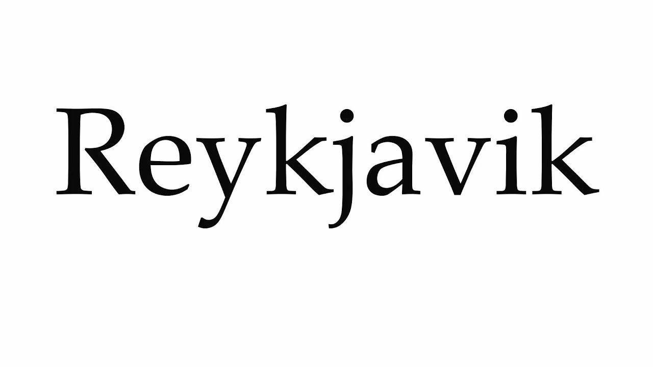 how to pronounce the capital of iceland
