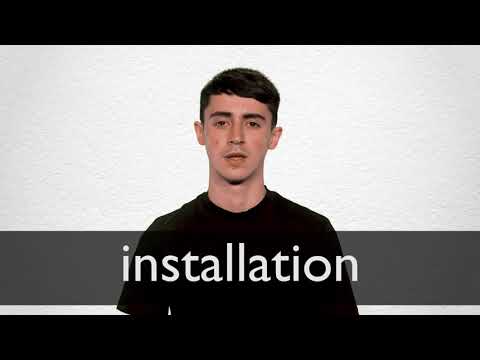 installation synonyms in english