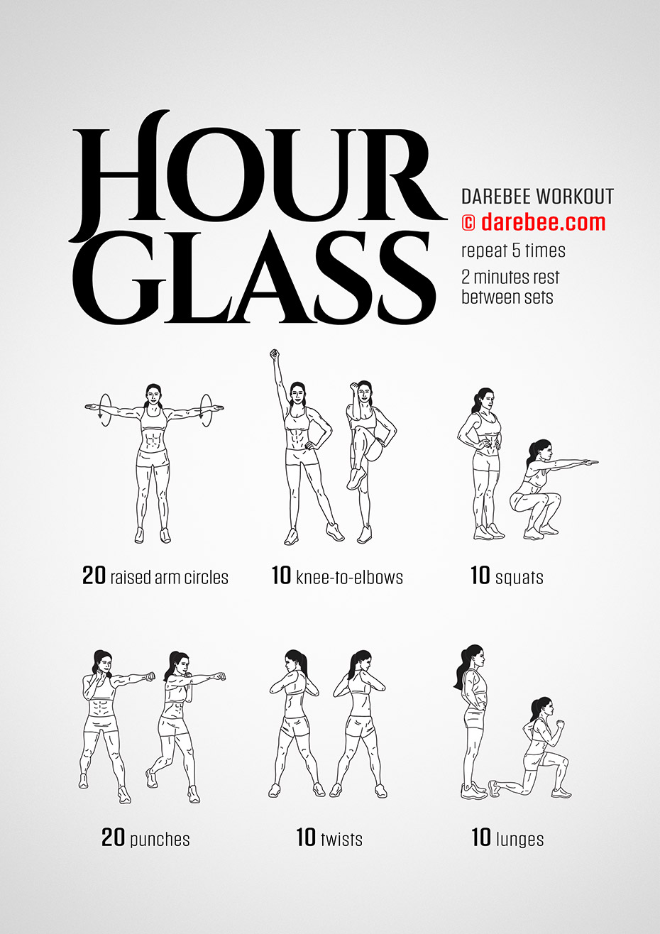 hourglass figure workout plan
