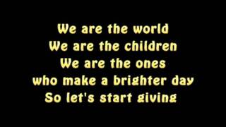 lyrics to we are the world