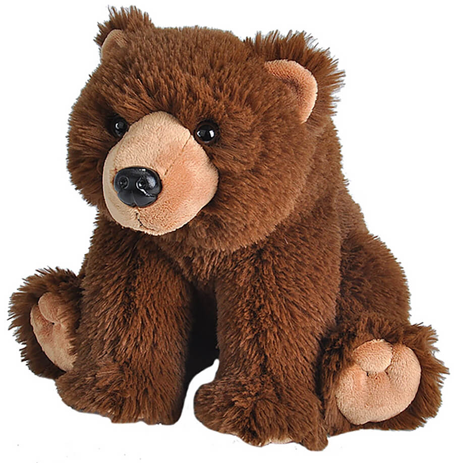 realistic bear plush