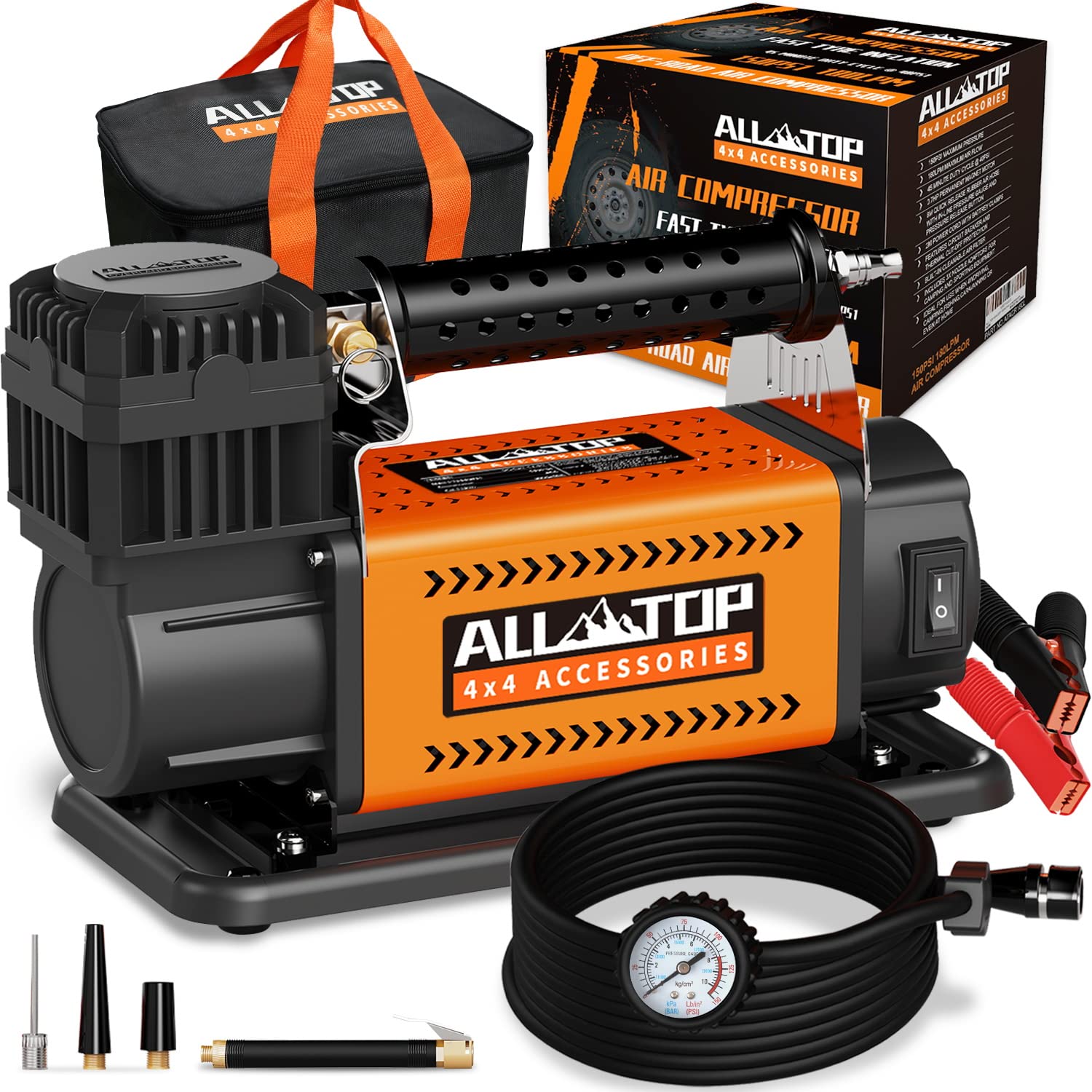 portable tire air compressor 12v