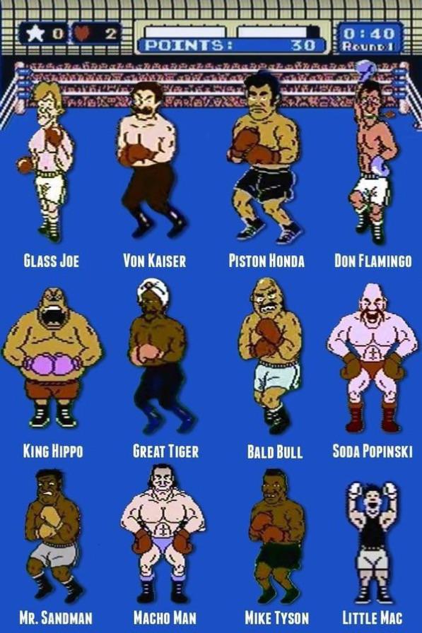 punch out codes mike tyson