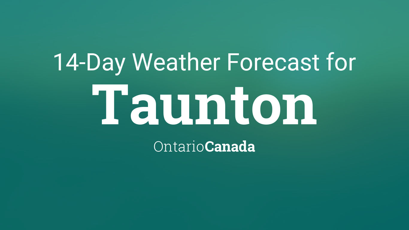 weather 14 day forecast toronto