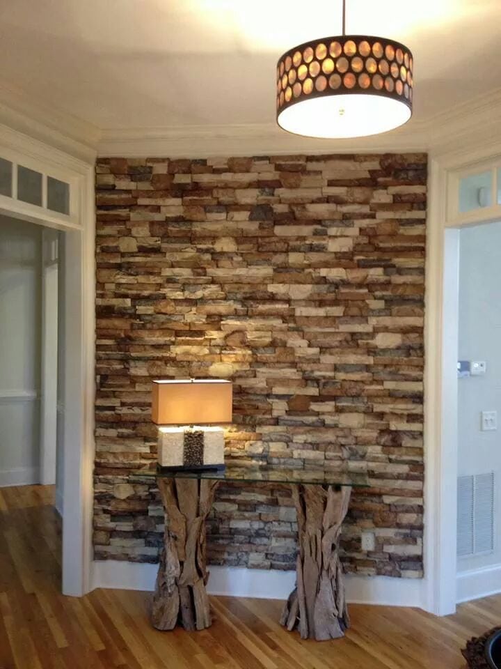 faux stone wall panels interior