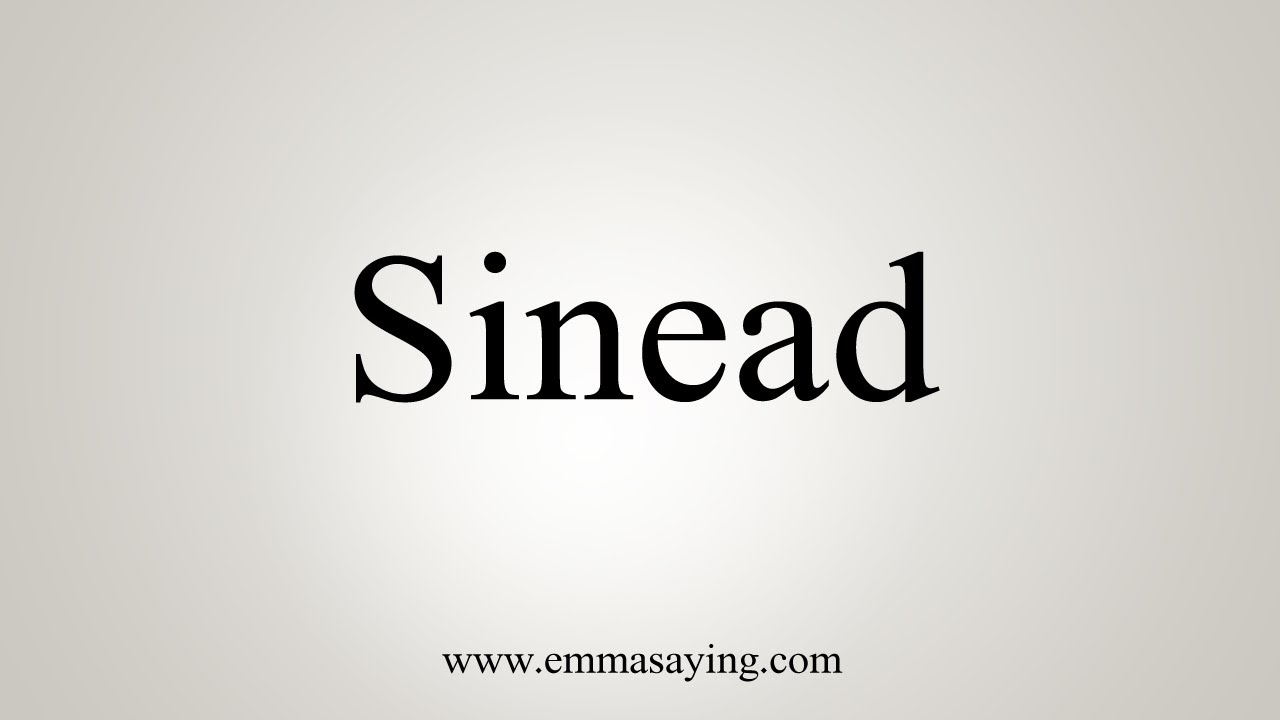 sinead pronunciation phonetic