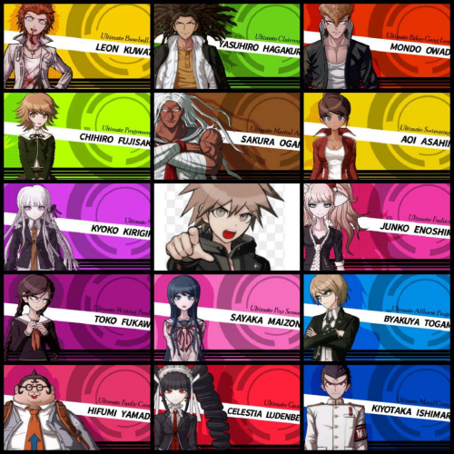 danganronpa v1 characters