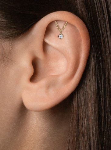 dangling helix piercing