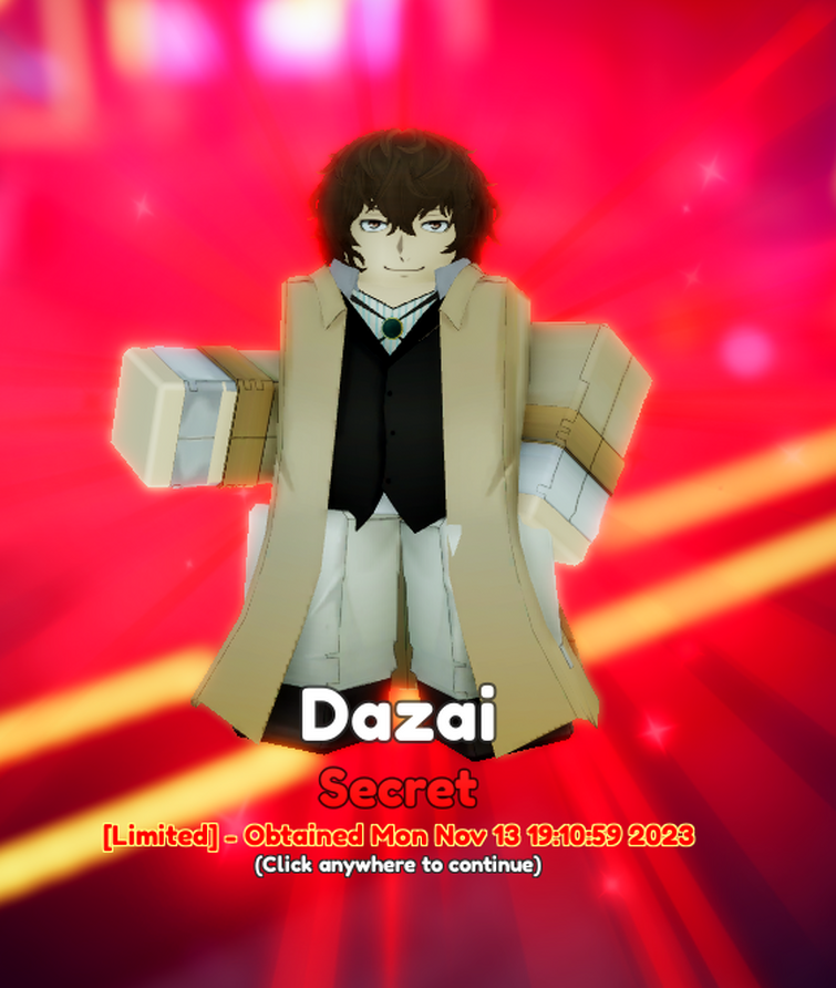 dazai anime adventures