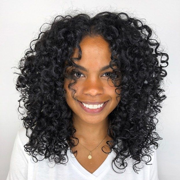 shoulder length short curly hairstyles